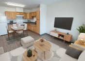 Thumbnail 4 of 11 - Living Space at Berwyn Apartments in Berwyn, IL