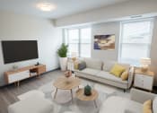 Thumbnail 6 of 11 - Living Room at Berwyn Apartments in Berwyn, IL