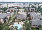 Thumbnail 32 of 38 - Aerial Exterior View at River Pointe, Conroe, TX, 77304