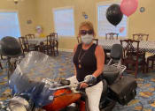 Thumbnail 24 of 36 - Senior Resident Posing With A Bike at Savannah Court of Camilla, Georgia, 31730