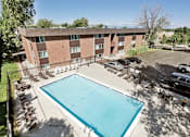 Thumbnail 3 of 12 - Aerial Pool View at Warren Club, Denver, 80227
