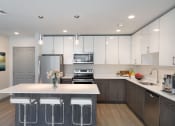 Thumbnail 6 of 32 - Gourmet Kitchen With Island at 735 Truman, Massachusetts, 02136