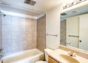 Thumbnail 18 of 18 - cream tile bathroom