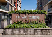 Thumbnail 1 of 17 - A sign that says "Crowle Estate" is surrounded by greenery.