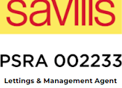 Thumbnail 29 of 29 - A yellow sign with the word Savills and the title of Letting & Management Agent.
