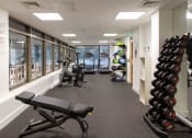 Thumbnail 9 of 49 - a room filled with lots of different types of exercise equipment