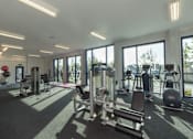 Thumbnail 29 of 32 - the gym is equipped with state of the art equipment and windows at The Keel Apartments, Liverpool, L3 4GE