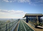 Thumbnail 30 of 30 - Rooftop Running Track at the top of the tower at Vox Apartments, Manchester
