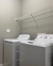 Thumbnail 44 of 44 - full size washer and dryer in laundry room