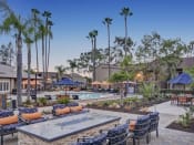 Thumbnail 5 of 24 - Poolside Fire Pit and Entertainment Area, at Park Pointe, El Cajon, 92019