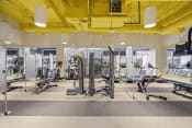 Thumbnail 13 of 33 - Gym with cardio and weights at Wilshire Vermont, Los Angeles, California