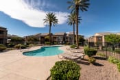 Thumbnail 11 of 18 - Pool patio at Pinehurst Condominiums Apartments , Nevada,