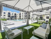 Thumbnail 16 of 22 - outdoor private cabana | District West Gables Apartments in West Miami, Florida