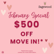 Thumbnail 1 of 17 - the february special 500 off move in