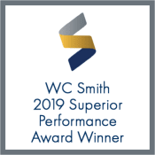 Thumbnail 20 of 20 - an image of the wc smith 2019 supporter performance award winner logo