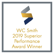 Thumbnail 31 of 36 - an image of the wc smith 2019 supporter performance award winner logo