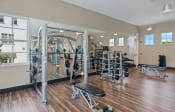 Thumbnail 29 of 59 - Weight training equipment in fitness studio