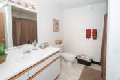 Thumbnail 15 of 18 - Bathroom with white interior at Oates Estates Apartments, Alabama, 36303