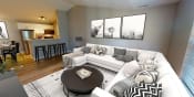 Thumbnail 9 of 41 - Brixin Franklin Apartments & Townhomes Renovated Living Room