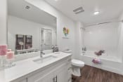 Thumbnail 16 of 37 - Bathroom With Bathtub at LEVANTE APARTMENT HOMES, California, 92335