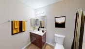 Thumbnail 9 of 13 - the preserve at ballantyne commons apartments bathroom with toilet and sink