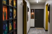 Thumbnail 39 of 52 - hallway with record albums on wall at Pinnex, Indianapolis, Indiana
