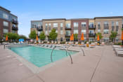 Thumbnail 25 of 36 - Swimming Pool With Relaxing Sundecks at Penn Circle, Carmel