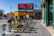 Thumbnail 48 of 63 - bicycle rental station at Edge 35, Indianapolis