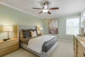 Thumbnail 10 of 46 - Bedroom With Ceiling Fan at Prairie Pines Townhomes, Kansas