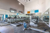 Thumbnail 23 of 27 - a gym with cardio machines and a glass walled room with cardio equipment  at Butternut Ridge, North Olmsted, OH