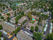 Thumbnail 2 of 21 - Aerial View of Chesapeake Commons Apartments, California, 95670