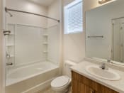 Thumbnail 10 of 25 - Large Bathroom with Soaking Tub at Meadows at Homestead Logan, UT 84321