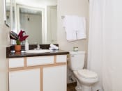 Thumbnail 17 of 40 - Bright Bathroom at Remington Apartments