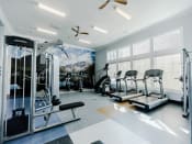 Thumbnail 45 of 61 - Treadmills in Fully Equipped Gym at Parc at Day Dairy Apartments and Townhomes, Draper, 84020