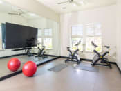 Thumbnail 31 of 38 - Spin room at Fitness Center at Parc on Center Apartments & Townhomes, Orem