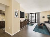 Thumbnail 7 of 26 - Spacious modern living room  at Prospect Place, New Jersey, 07601 