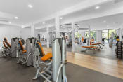 Thumbnail 27 of 50 - the gym at the flats at obsidian tower has a variety of exercise equipment
