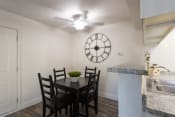 Thumbnail 17 of 37 - This is a photo of the dining area of the 515 square foot 1 bedroom apartment at Canyon Creek Apartments in Dallas, TX