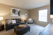 Thumbnail 31 of 75 - This is a photo of the living room of the 890 square foot 2 bedroom, 2 bath Liberty at Washington Place Apartments in in Miamisburg, Ohio in Washington Township.