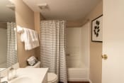 Thumbnail 39 of 75 - This is a photo of the bathroom of the 890 square foot 2 bedroom, 2 bath Liberty at Washington Place Apartments in in Miamisburg, Ohio in Washington Township.
