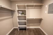 Thumbnail 7 of 18 - large closet with shelves and clothes rod