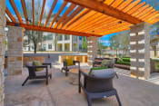 Thumbnail 7 of 32 - Outdoor Patio Under Pergola & Grilling Station