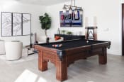 Thumbnail 61 of 61 - a billiards table in a living room