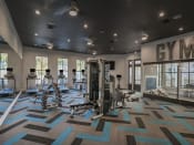 Thumbnail 36 of 78 - State Of The Art Pointe at Prosperity Village Fitness Center in North Carolina Apartments for Rent