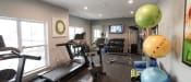 Thumbnail 5 of 18 - Fully Equipped Fitness center treadmill at Panton Mill Station Apartments,J Street Property Services, LLC, South Elgin, IL, 60177