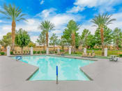 Thumbnail 12 of 38 - Heated swimming pool at Country Club at The Meadows Senior Apartments in Las Vegas, NV, For Rent. Now leasing 1 and 2 bedroom apartments.