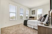 Thumbnail 9 of 50 - Window treatments include horizontal blinds and roller shades