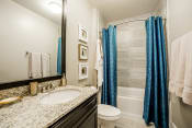 Thumbnail 13 of 41 - Marble Style Floorplan Bathroom at Quarry at River North