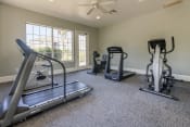 Thumbnail 15 of 24 - Fitness Center with ceiling fan and cardio equipment