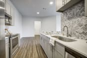 Thumbnail 9 of 39 - Fully Equipped Kitchen at 3500 Westlake Apartments, Greystar Real Estate, Austin, 78746